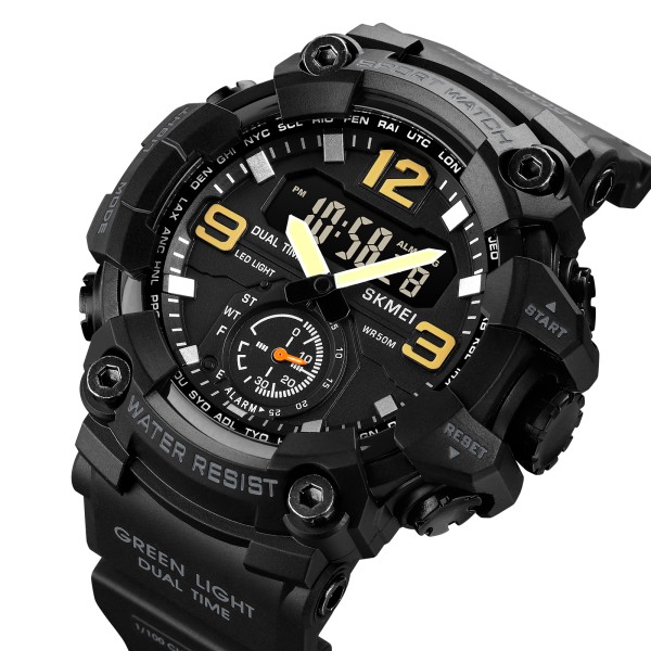 Годинник наручний Skmei 1965BK black.