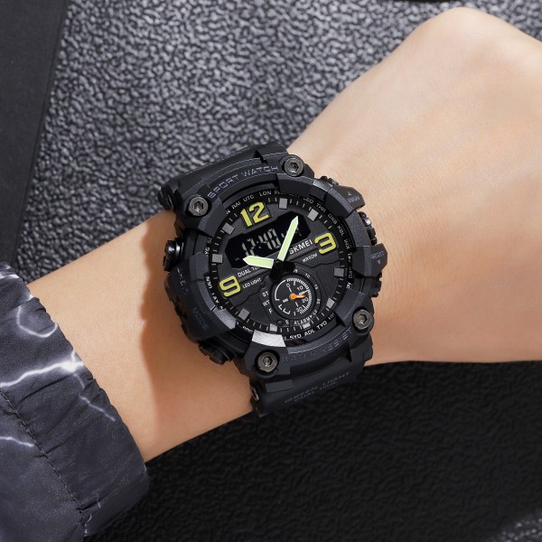 Годинник наручний Skmei 1965BK black.