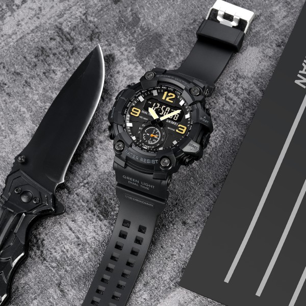 Годинник наручний Skmei 1965BK black.