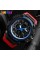 Годинник наручний Skmei 1343 Black-Blue-Red Wristband