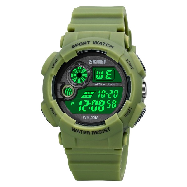 Годинник наручний Skmei 1718AG Army Green