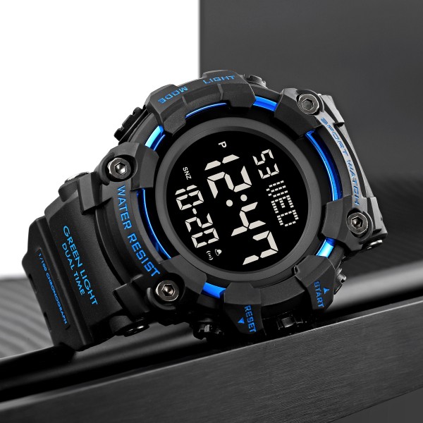 Годинник наручний Skmei 1968BU Black-Blue