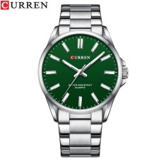 Годинник наручний Curren 9090 Silver-Green