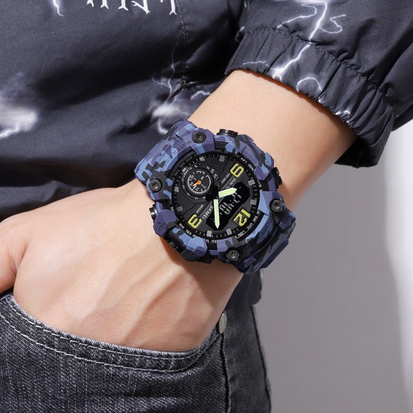 Годинник наручний Skmei 1965CMBU Camo Blue