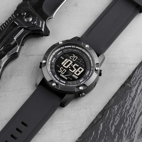 Годинник наручний Skmei 1762BK All Black