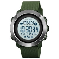 Годинник наручний Skmei 1511AG Army-Green Smart Watch + Compass