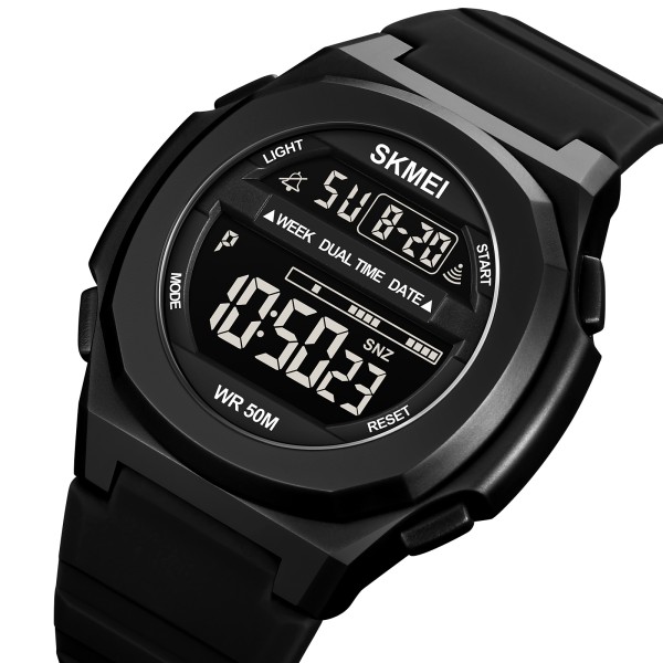 Годинник наручний Skmei 1821BKBK All Black