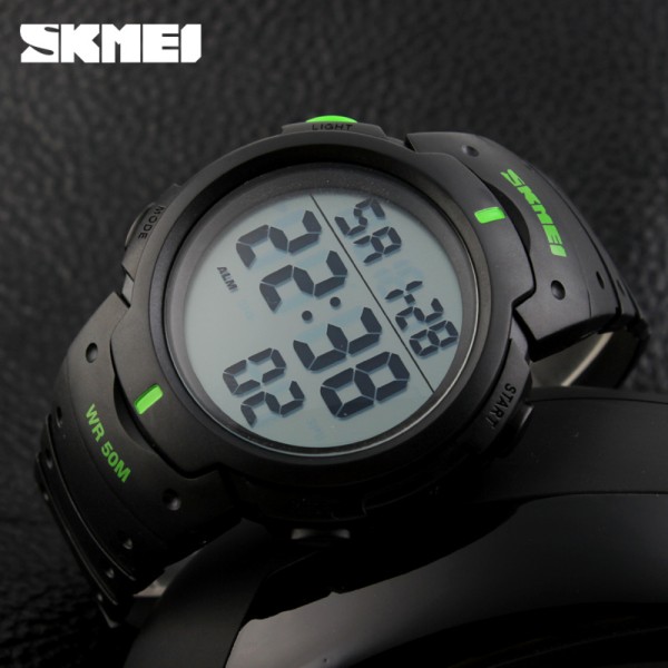 Годинник наручний Skmei 1068GN Black-Green