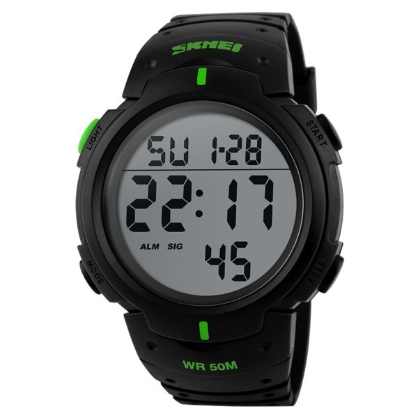 Годинник наручний Skmei 1068GN Black-Green