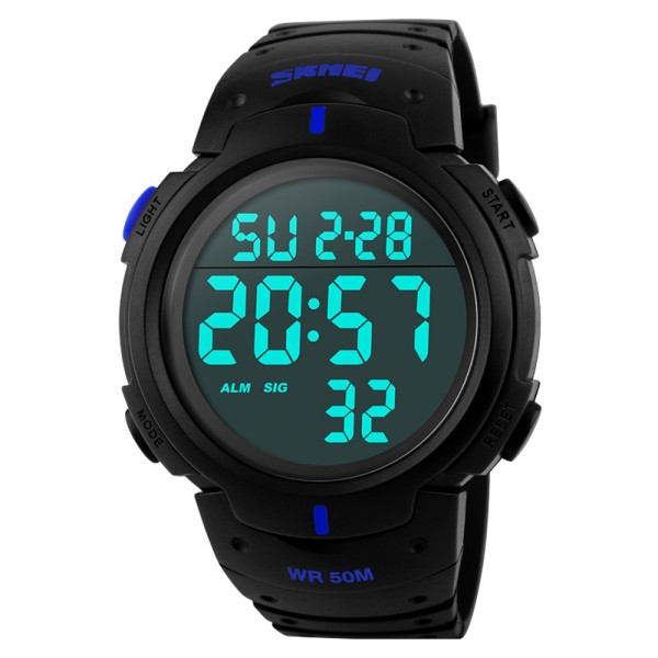 Годинник наручний Skmei 1068BU Black-Blue