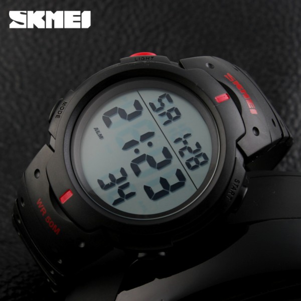 Годинник наручний Skmei 1068RD Black-Red
