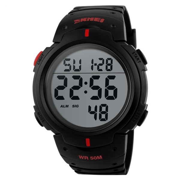 Годинник наручний Skmei 1068RD Black-Red
