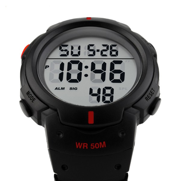 Годинник наручний Skmei 1068RD Black-Red