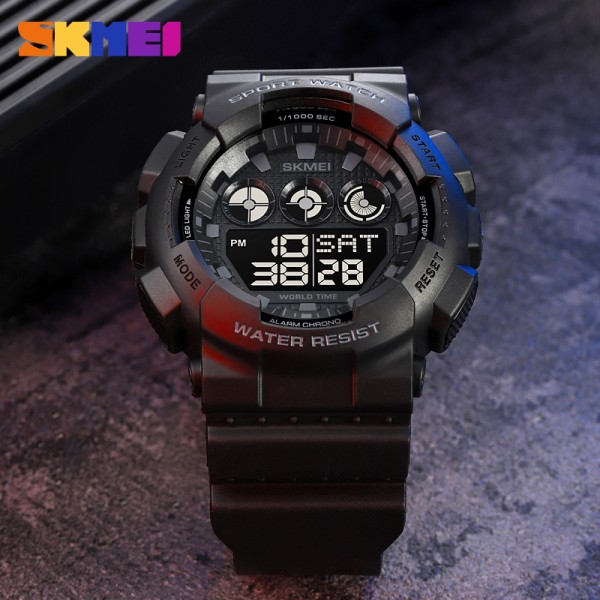 Годинник наручний Skmei 1857BKBK All Black