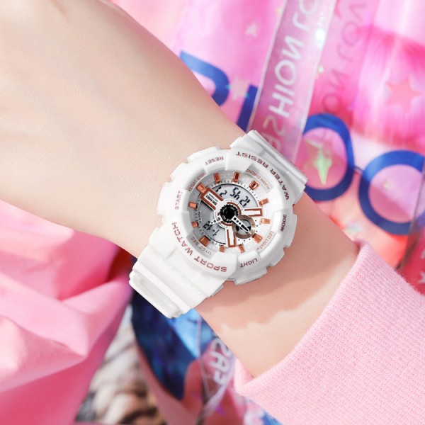 Годинник наручний Skmei 1834WT White-Gold