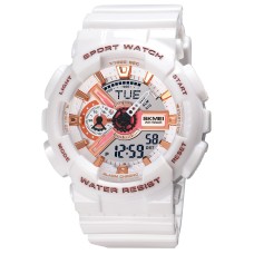 Годинник наручний Skmei 1834WT White-Gold