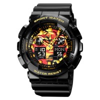 Годинник наручний Skmei 1832CMBKGD Black-Gold Camo
