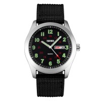 Годинник наручний Skmei 9112BK Silver-Black