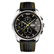 Skmei 9106YL Silver-Black-Yellow SALE