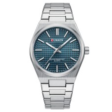 Годинник наручний Curren 8439 Silver-Blue