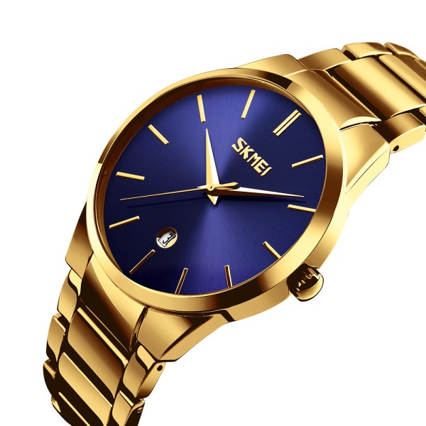 Годинник наручний Skmei 9140GDBU Gold-Blue