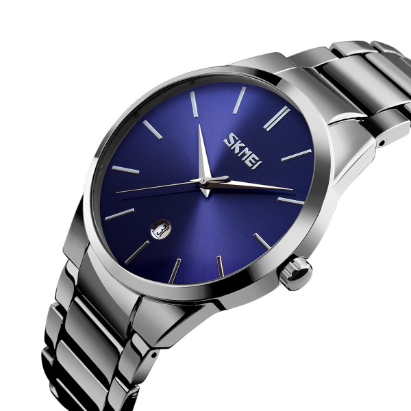 Годинник наручний Skmei 9140SIBU Silver-Blue