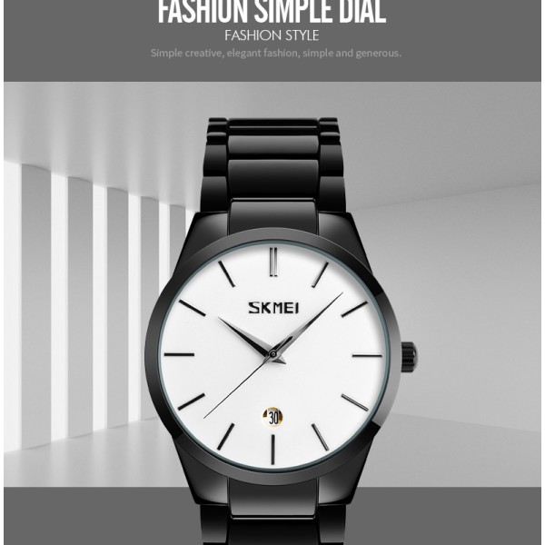 Годинник наручний Skmei 9140BKWT Black-White