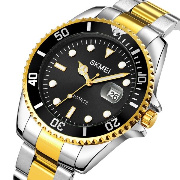 Skmei 1779TGDBK Silver-Gold-Black