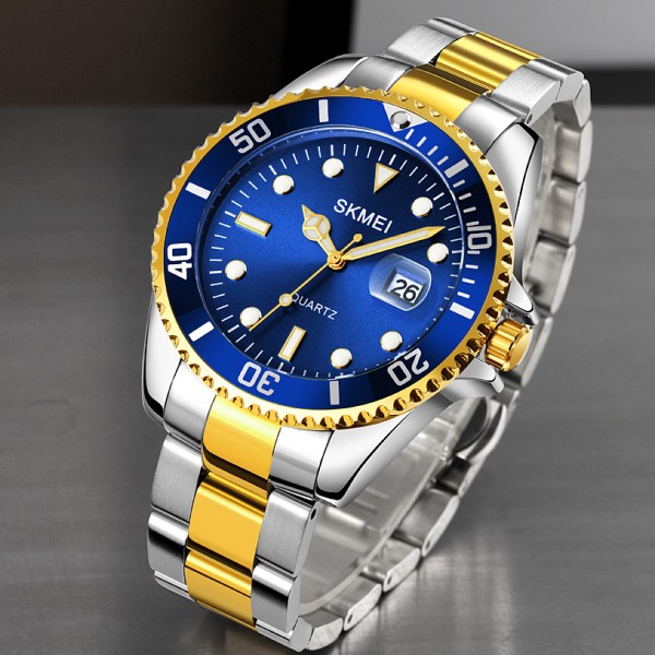 Skmei 1779TGDBU Silver-Gold-Blue