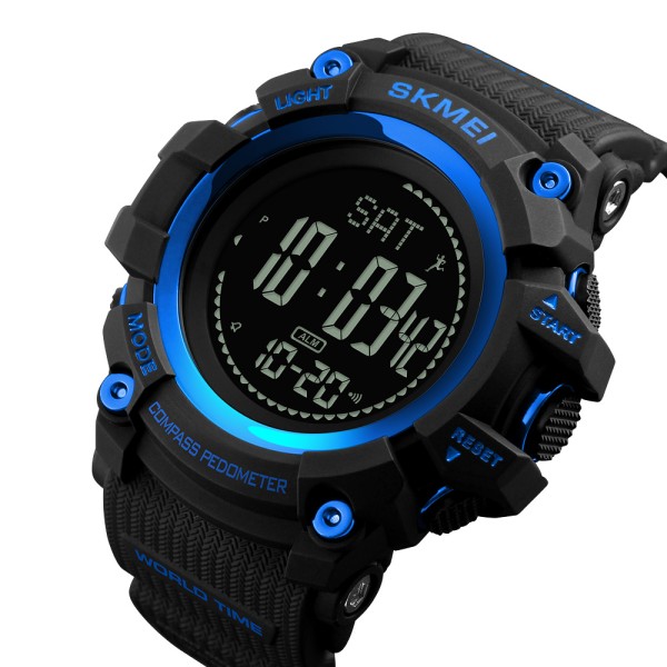 Годинник наручний Skmei 1356BU Black-Blue Compass