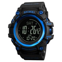 Годинник наручний Skmei 1356BU Black-Blue Compass