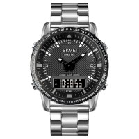 Часы наручные Skmei 1898SIBK Silver-Black