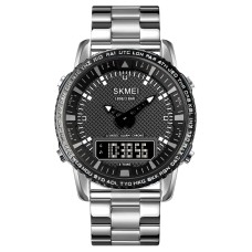 Годинник наручний Skmei 1898SIBK Silver-Black