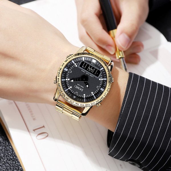 Годинник наручний Skmei 1898GDBK Gold-Black