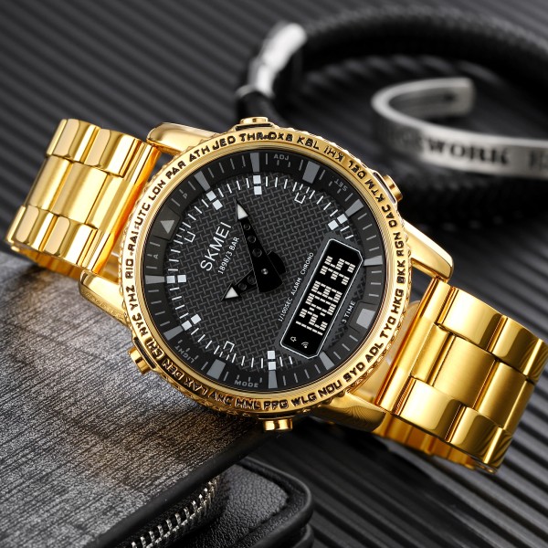 Годинник наручний Skmei 1898GDBK Gold-Black