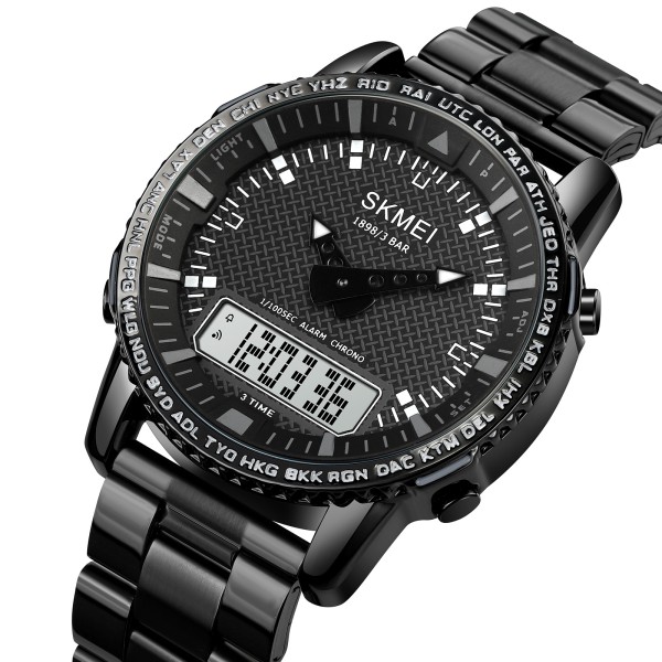 Годинник наручний Skmei 1898BKWT Black-White