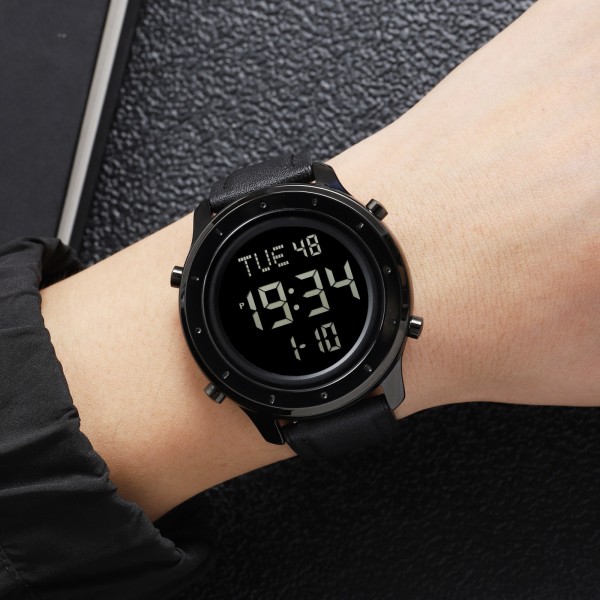 Годинник наручний Skmei 1864LBKBK Black-Black Leather