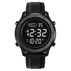 Годинник наручний Skmei 1864LBKBK Black-Black Leather