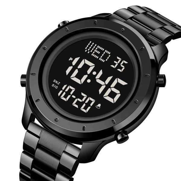 Годинник наручний Skmei 1864SBKBK Black-Black Steel