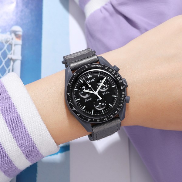Часы наручные Skmei 1982DGYSI Dark Grey-Silver
