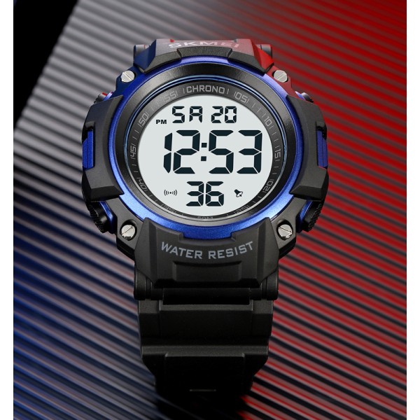 Skmei 1886BUWT Black-Blue-White