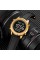 Годинник наручний Skmei 1864LGDBK Gold-Black Leather