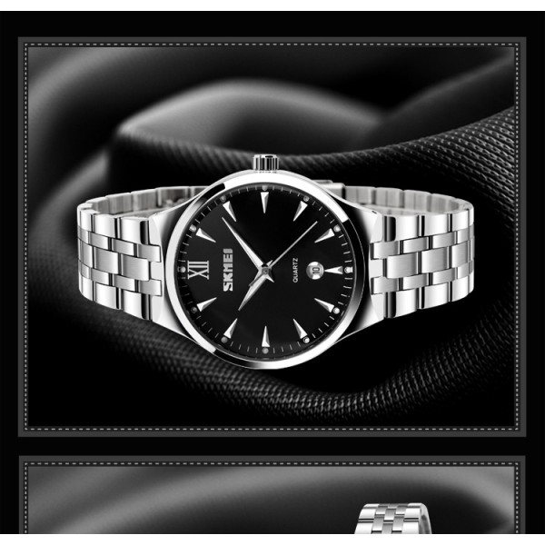 Годинник наручний Skmei 9071BK-B Black Man