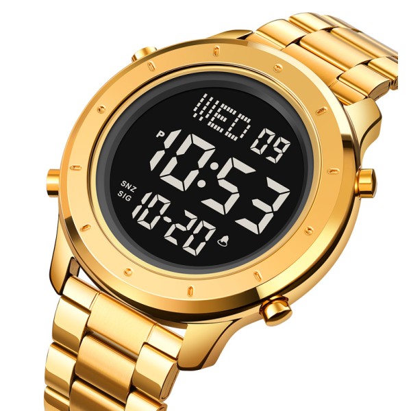 Годинник наручний Skmei 1864SGDBK Gold-Black Steel