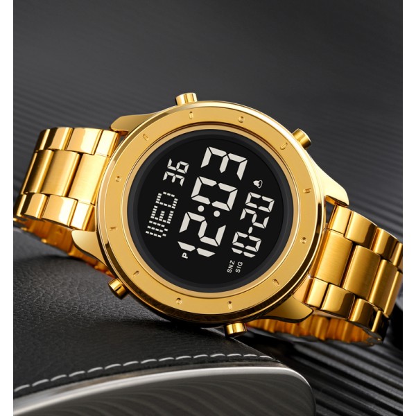 Годинник наручний Skmei 1864SGDBK Gold-Black Steel