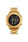 Годинник наручний Skmei 1864SGDBK Gold-Black Steel