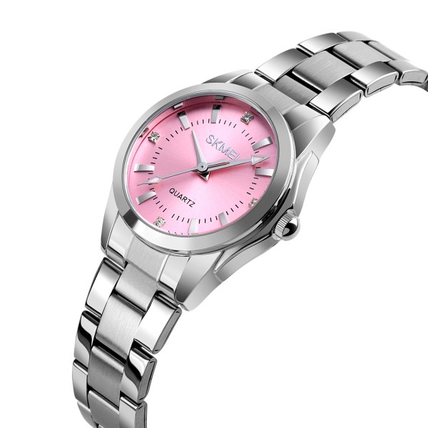 Годинник наручний Skmei 1620SIPK Silver-Pink