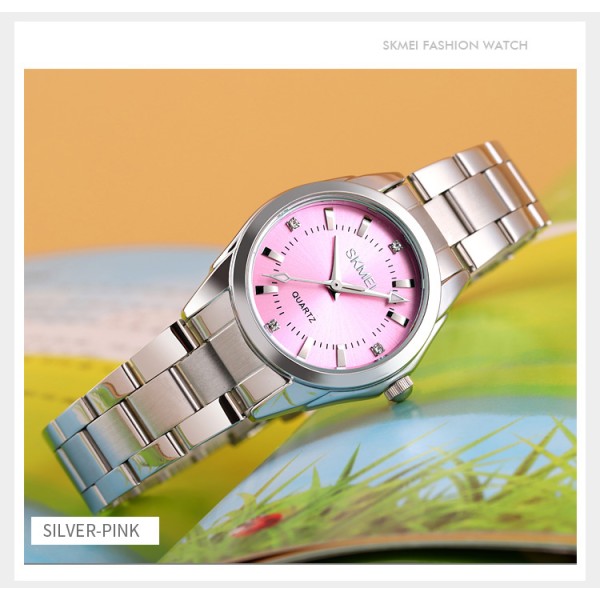 Годинник наручний Skmei 1620SIPK Silver-Pink