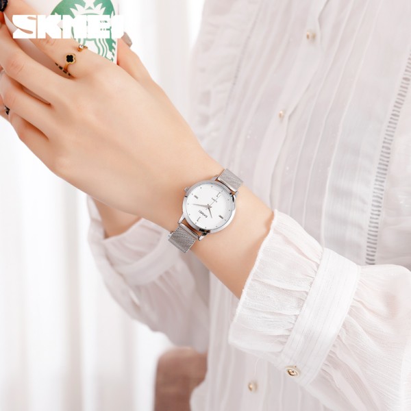 Годинник наручний Skmei 1528SI Silver