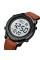 Годинник наручний Skmei 1864LBNWT Brown-White Leather